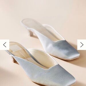Dolce Vita Baby Blue Bridal Mules